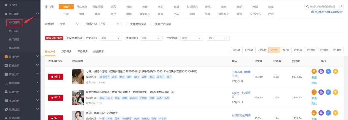 浏览量多少才能上热门？——揭秘快手作品热门背后的数字门槛