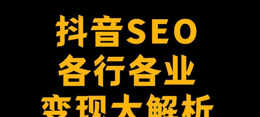 黔南抖音seo如何实现变现？