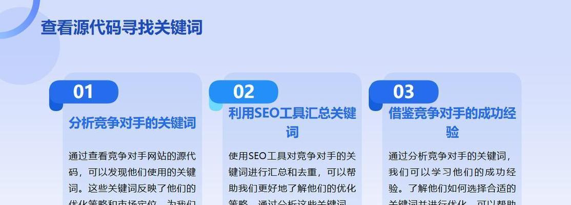 怎么看别人网站推广的关键词？如何分析竞争对手的SEO策略？