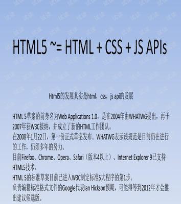 HTML5技术在哪些领域应用最广？如何选择适合自己的HTML5工作？