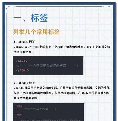 HTML标签有哪些？如何正确使用它们提高网页SEO效果？
