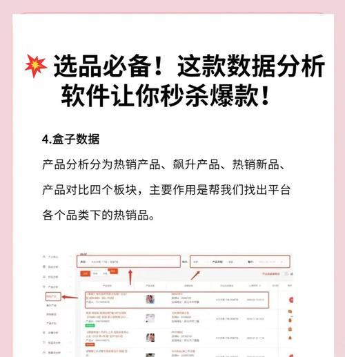 选品分析网站推荐怎么写？如何选择合适的选品分析工具？
