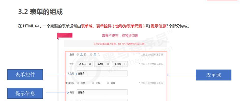 HTML表单支持提交哪些标签？如何正确使用它们？