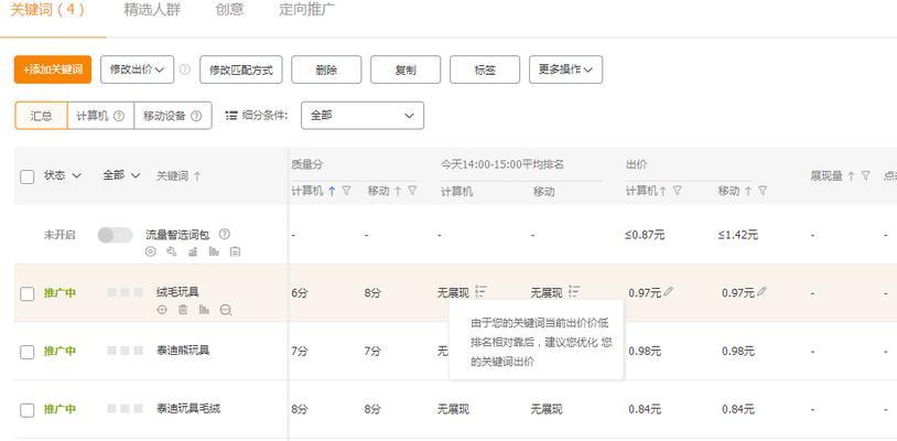 淘宝关键词“开车”操作是什么？如何正确使用？